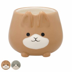 マグカップ 250ml うさもこ 陶器 （ マグ カップ コップ テーブルウェア キッチン用品 動物 アニマル うさぎ ウサギ 置き物 ディスプレイ