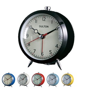 目覚まし時計 アラームクロック ALARM CLOCK （ アナログ 時計 置時計 インテリア 雑貨 クロック とけい おしゃれ アラーム ベル 電池式 