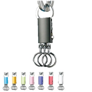 キーホルダー ダルトン DULTON KEY HOLDER ( キーフック アクセサリー キーリング 便利グッズ かぎ 鍵 カギ フック付き ストラップ 3連