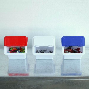 小物収納 幅8.5×奥行11×高さ12.4cm MINI STORAGE BOX ダルトン DULTON ( 小物ケース 小物入れ 収納ケース スタッキング 前開き 収納