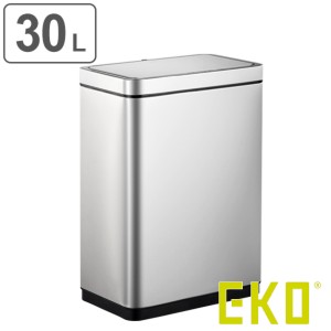 EKO ゴミ箱 30L デラックスミラージュセンサービン 充電式 （ イーケーオー ごみ箱 30リットル 奥行25 自動開閉 自動 ふた付き 分別 角型