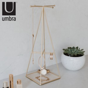 ジュエリースタンド プリズマ アクセサリースタンド umbra アンブラ （ アクセサリー ディスプレイ スタンド ピラミッド型 キースタンド 