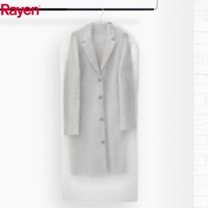 Rayen 洋服カバー M 半透明 ロング （ 衣類カバー 収納 衣類収納 洋服 衣類 カバー 衣類収納袋 収納袋 スーツ ジャケット ワンピース 用 