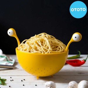 ザル OTOTO スパゲティ モンスターボウル （ 水切りザル ざる 水切りボウル ボール 食洗機対応 水切り 湯切り パスタ 下ごしらえ ユニー