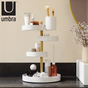 小物収納 Umbra ピルエット オーガナイザー （ アンブラ コスメボックス メイクボックス コスメ収納 回転 化粧品 収納 コスメ 収納用品 3