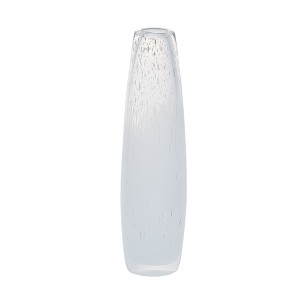 花瓶 DGガラスロングスリムベース 直径6.5×高さ25cm ガラス （ 花びん フラワーベース 花器 ガラス製 インテリア 雑貨 生花 ドライフラ