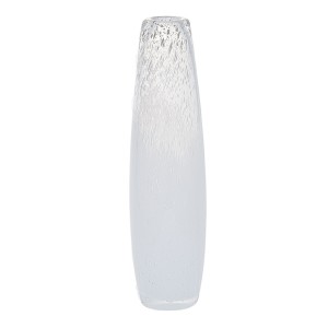 花瓶 DGガラスロングスリムベース 直径8×高さ31cm ガラス （ 花びん フラワーベース 花器 ガラス製 インテリア 雑貨 生花 ドライフラワ