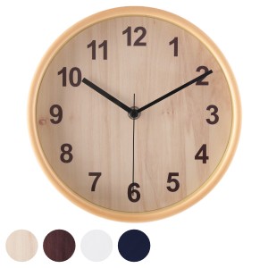 掛け時計 プライウッド 22cm アナログ インテリア 北欧 壁掛け 時計 （ 壁掛け時計 とけい ウォールクロック クロック 雑貨 小さめ 連続