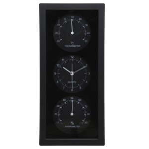 置き時計 温度計 湿度計 ダンデ 縦型 アナログ インテリア おしゃれ 置き時計 オシャレ（ 置時計 とけい 時計 アラームクロック テーブル