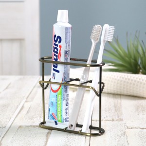 歯ブラシスタンド Tralle Wire ToothbrushStand 歯ブラシホルダー ハブラシホルダー （ 歯ブラシ スタンド 歯ブラシ置き 仕切り付き 歯磨