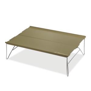 アウトドアテーブル 組立式シンプルローテーブル 35×25×11cm （ モンターナ MONTAGNA 折りたたみ ポータブルアルミテーブル テーブル 