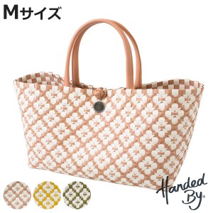 かごバッグ Handed By MOTIF M 手編み （ バッグ レディース ハンドバッグ カゴバッグ ハンドメイド リサイクル素材 エコ バック 編み込