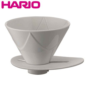 ハリオ 1回抽出ドリッパー V60 1〜2杯用 MUGEN セラミック VDMU-02-CW （ HARIO 食洗機対応 コーヒードリッパー コーヒーブリューワー コ