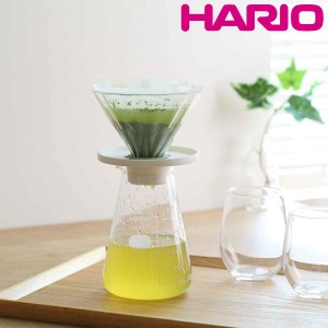 ドリッパー 500ml 1〜4杯用 茶茶ドリッパー ブーケ 耐熱ガラス （ HARIO 食洗機対応 お茶 サーバーセット ティードリッパー ティーグッズ