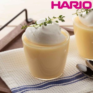 ハリオ プリンカップ 200ml 耐熱ガラス （ HARIO 食洗機対応 電子レンジ対応 オーブン対応 ゼリーカップ プリン 型 デザートカップ 耐熱