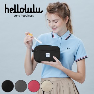 ポーチ Hellolulu DOLCE （ 小物入れ クラッチバッグ 化粧ポーチ トラベルポーチ 軽い 鞄 ハロルル メイク道具 日用品 多機能 2way ファ