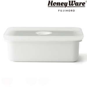 バターケース ホーロー製 450g HoneyWare 富士ホーロー （ バター容器 バター保存 バター用ケース 保存容器 ホーロー容器 琺瑯容器 琺瑯