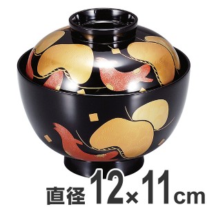 吸い物椀 木製 3.8寸 上老松椀 黒 漆塗 汁椀 吸い物 本漆塗 和食器 業務用 （ 送料無料 椀 汁椀 味噌汁椀 吸物 吸い物 黒漆 味噌汁 蒔絵 