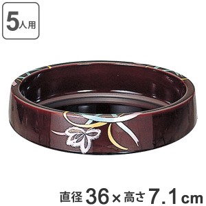 寿司桶 太鼓 尺2寸 溜蘭 内塗溜 食器 組桶 業務用食器 （ 送料無料 36cm すし桶 寿司容器 太鼓型 5人前 出前 盛り込み お寿司 すし 鮨 入