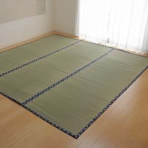 い草 カーペット 国産 上敷き 双目織 ほほえみ 三六間 中京間 8畳 約364×364cm （ マット い草マット い草カーペット い草上敷き 絨毯 