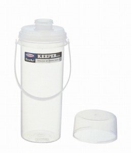 冷水筒 水筒 700ml L コップ付き ピッチャー キーパー KEEPER 水差し プラスチック製 （ お茶入れ 麦茶ポット 業務用 ポット 麦茶 水差し