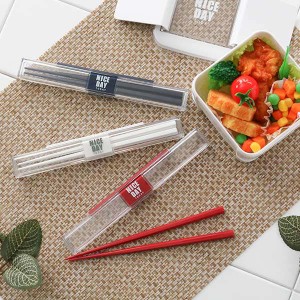 箸箱 セット とっても強いケース入り 箸 18cm ( 抗菌加工 箸&箸箱セット 食洗機対応 箸&箸ケース お箸 箸ケース 弁当 お弁当 食洗機OK