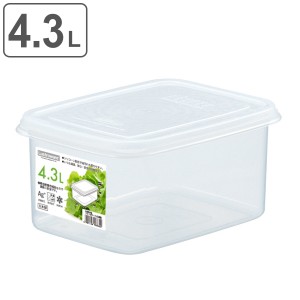 保存容器 4.3L ジャンボケース S 深型 （ 日本製 抗菌 防汚 プラスチック フードコンテナ 保存 容器 シール容器 プラスチック保存容器 プ