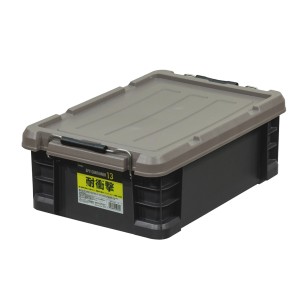 収納ケース SPV コンテナ 13 日本製 （ 収納ボックス 13L 幅29.5×奥行44.3×高さ15.9cm 頑丈箱 丈夫 コンテナボックス 収納 ボックス 積