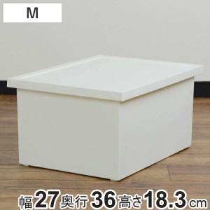 収納ボックス ファボーレヌーヴォ DVDケース ボックス M 幅27×奥行36×高さ18.3cm （ 収納ケース プラスチック 収納 フタ付き 積み重ね 