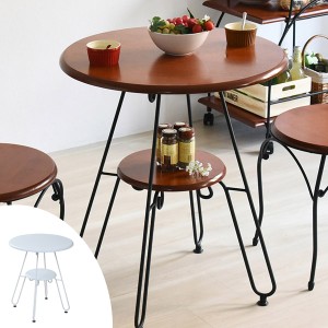 テーブル　丸型　カフェテーブル　ロートアイアン　直径60cm （ 送料無料 センターテーブル リビングテーブル コーヒーテーブル スチール
