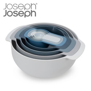 JosephJoseph ジョゼフジョゼフ ネスト9プラス Editions SKY ザル ボウル 計量カップ ふるい 水切りカゴ （ スケール 計量スプーン 小さ