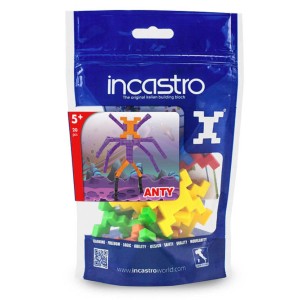 知育玩具 インカストロDoypack Anty20ピース入り （ ブロック オモチャ 宇宙人 5歳以上 イタリア製 知育おもちゃ モッテッソーリ 男の子 