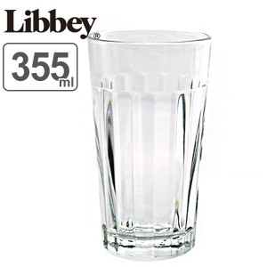グラス 355ml Libbey パネルタンブラー ガラス （ ガラスコップ カップ ガラス製 食器 アイスコーヒー アイスティー お酒 お茶 水 ジュー