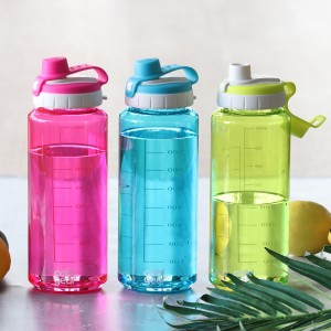 水筒 ZEN BOTTLE 940ml （ ゼンボトル 直飲み クリアボトル ドリンクボトル ダイレクトボトル 大容量 直のみ 目盛り付き シェイカー 軽量