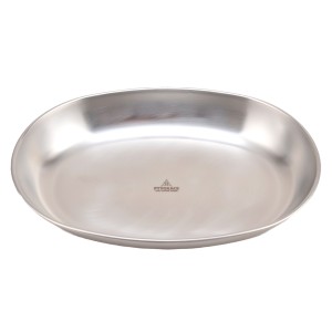 アウトドア食器 小判型カレー皿 24×17.3×3.5cm プリグレース （ ptygrace カレー皿 ランチプレート 皿 食器 ワンプレート アウトドア 