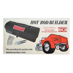 ティンサイン ブリキ看板 マーキュリー HOT ROD BUILDER （ サインプレート サインボード ブリキ 看板 目印 カフェ バー 店舗 ショップ 