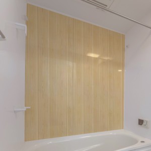 壁紙 幅44cm×長さ2m お風呂に貼れる フロデコ はがせる リメイクシート ヒノキ （ 浴室 壁紙シール ウォールステッカー シール壁紙 簡単