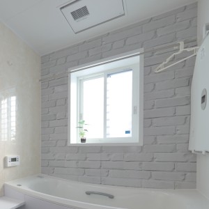 壁紙 幅44cm×長さ2m お風呂に貼れる フロデコ はがせる リメイクシート レンガ （ 浴室 壁紙シール ウォールステッカー シール壁紙 簡単
