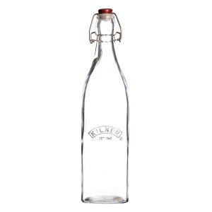 保存容器 KILNER ボトル CLIPTOP BOTTLE 1L （ キルナー 瓶 クリップトップボトル 1000ml 保存瓶 ガラス 密閉 ビネガー オイル ソース 保