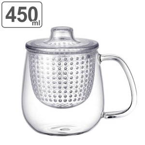 キントー KINTO ティーカップ M 450ｍl UNIMUG UNITEA ユニティ ガラス 22912 （ 食洗機対応 カップ マグカップ マグ コップ 耐熱ガラス 