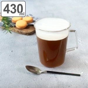 キントー マグカップ 430ml カフェラテマグ CAST 耐熱ガラス （ KINTO 食洗機対応 電子レンジ対応 マグ コップ カップ ガラス製 ホット 