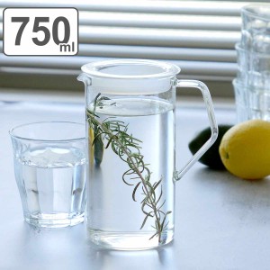 キントー ピッチャー 冷水筒 750ml CAST ウォータージャグ 耐熱ガラス （ KINTO 食洗機対応 電子レンジ対応 ガラス製 水差し 麦茶ポット 