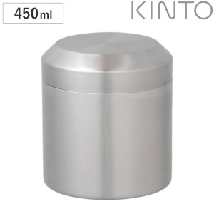 キントー KINTO キャニスター 450ml LEAVES TO TEA 茶筒 ステンレス （ 密閉 保存容器 茶葉 おしゃれ お茶缶 かわいい お茶 緑茶 紅茶 コ