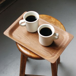 キントー トレー 41.5×26.5cm SLOW COFFEE STYLE スローコーヒースタイル ウォールナット 木製 （ KINTO 木製トレー お盆 トレイ キッチ