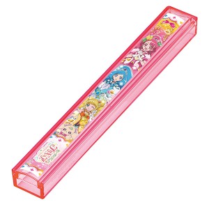 箸箱 ヒーリングっどプリキュア 透明箸箱 カトラリーケース 子供 （ プリキュア カトラリー 幼稚園 保育園 キャラクター キッズ キャラ 