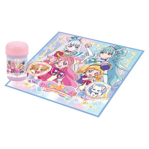 おしぼりセット わんだふるぷりきゅあ！ （ プリキュア 抗菌 おしぼり お手拭き タオル ハンカチ 子供 わんだふるプリキュア ハンドタオ