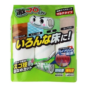 激落ちくん スペアテープのみ 激コロくん マルチタイプ 3巻入 （ レック 粘着クリーナー カーペットクリーナー 交換用 スペア スペアテー