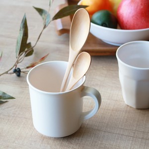 マグカップ 380ml プラスチック 軽量 食器 洋食器 （ マグ 白い食器 メラミン カップ 割れにくい メラミンカップ コーヒー 紅茶 白 メラ