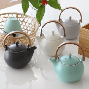 急須 330ml 土瓶 美濃焼 結 ティーポット 食器 磁器 日本製 ( 送料無料 上手型急須 土瓶型 茶こし付き お茶 ポット 茶器 茶漉し 付属 お