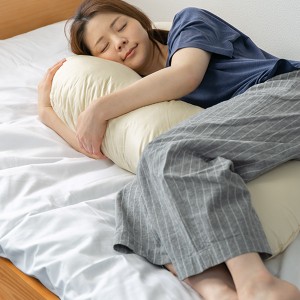 横寝が快適にできる まくら 本体 枕 （ 送料無料 クッション 抱き枕 洗える 横向き 横寝 U字型 U型 日本製 国産 リラックス 寝具 ウォッ